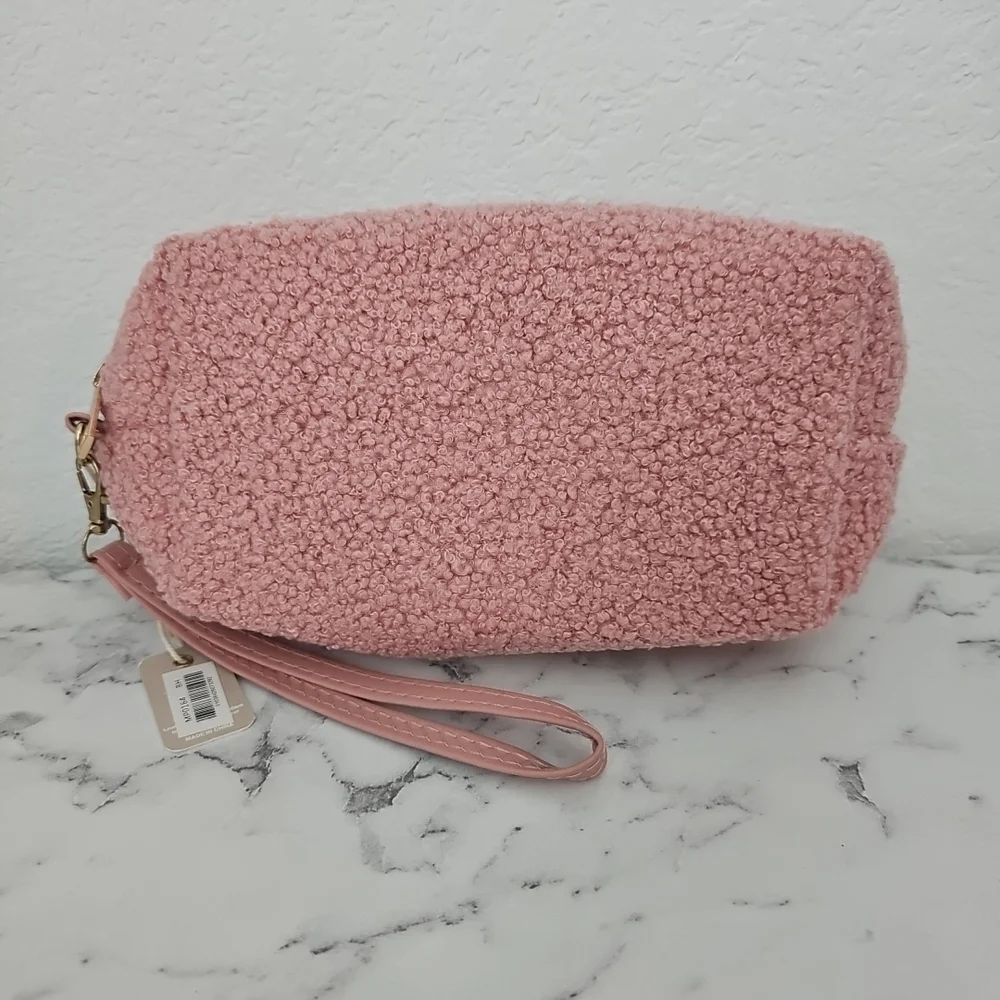 Styline Love Plush Pink Makeup Bag